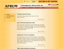 Tablet Screenshot of afrum.com